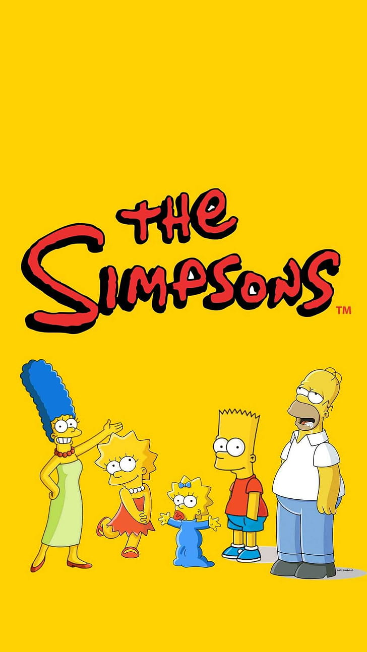 Simpsons Background, Animation phone wallpaper
