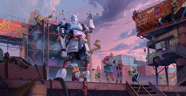 Sci Fi, robot wallpaper