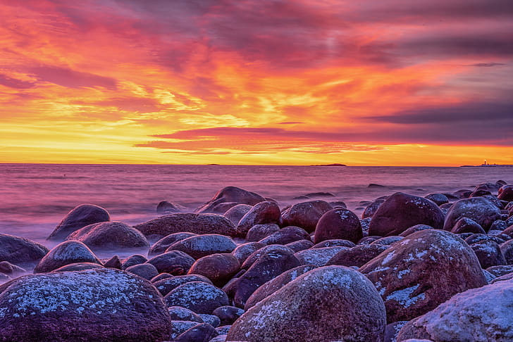 landscape, sunset wallpaper