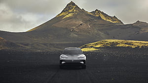 Volcano, Faraday Future wallpaper