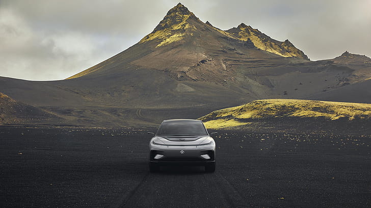Volcano, Faraday Future wallpaper