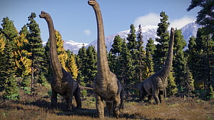 Jurassic World Evolution 2, Brachiosaurus wallpaper