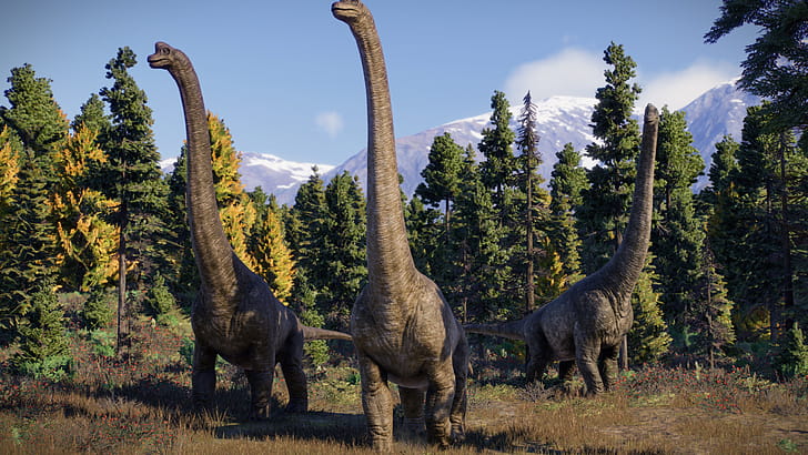 Jurassic World Evolution 2, Brachiosaurus wallpaper