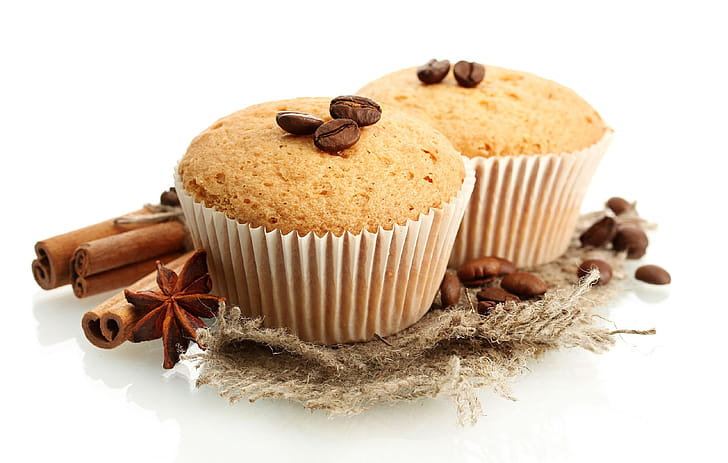 Cinnamon, Muffins wallpaper