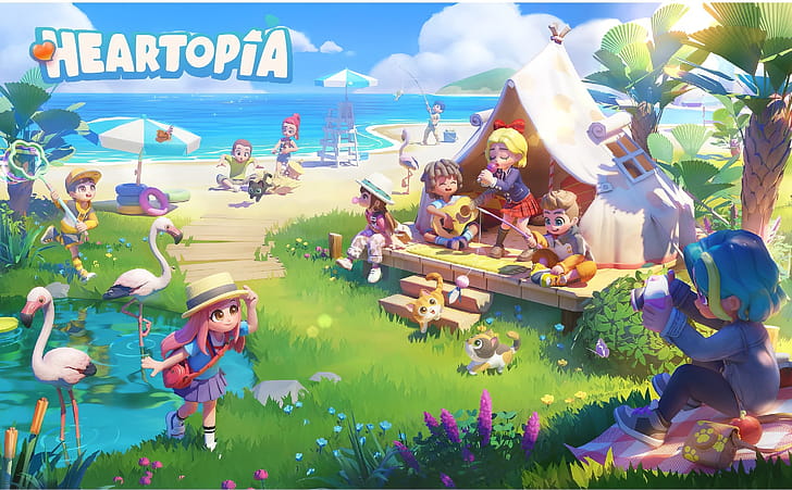 Heartopia — Beachside Life‑Sim wallpaper