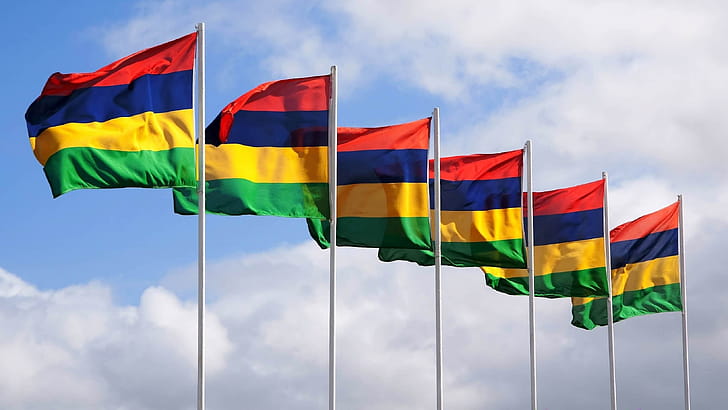 Mauritius, Flags wallpaper