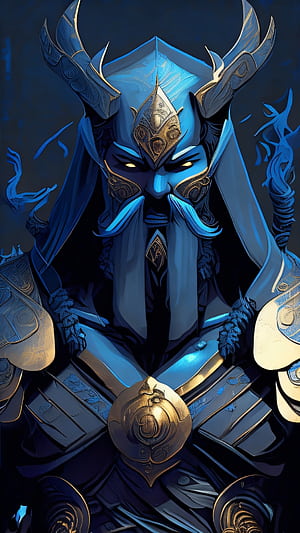 Sub Zero, AI Art phone wallpaper