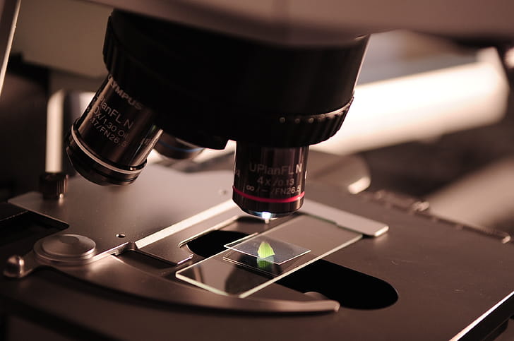 Microscope, Science wallpaper