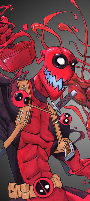 Comic, Deadpool phone wallpaper
