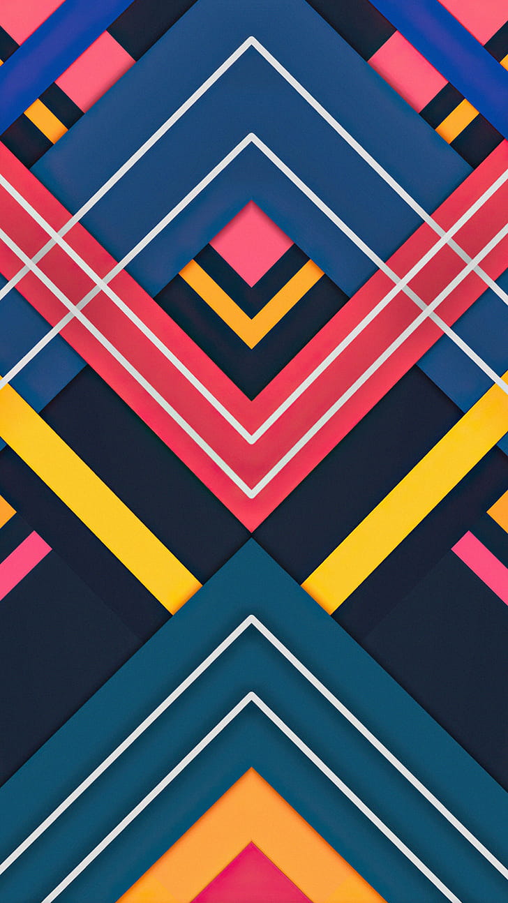 Geometry patterns, Abstract forms, Digital art, Visual complexity phone wallpaper