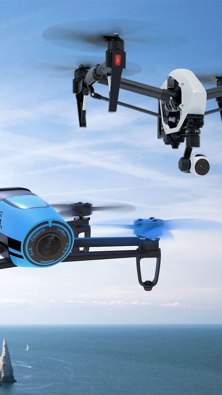 Drone duo , iPhone-compatible, Stunning visuals, phone wallpaper