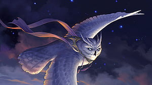 Owl Highwind Glider, owl, artist, artwork, digital-art, deviantart wallpaper