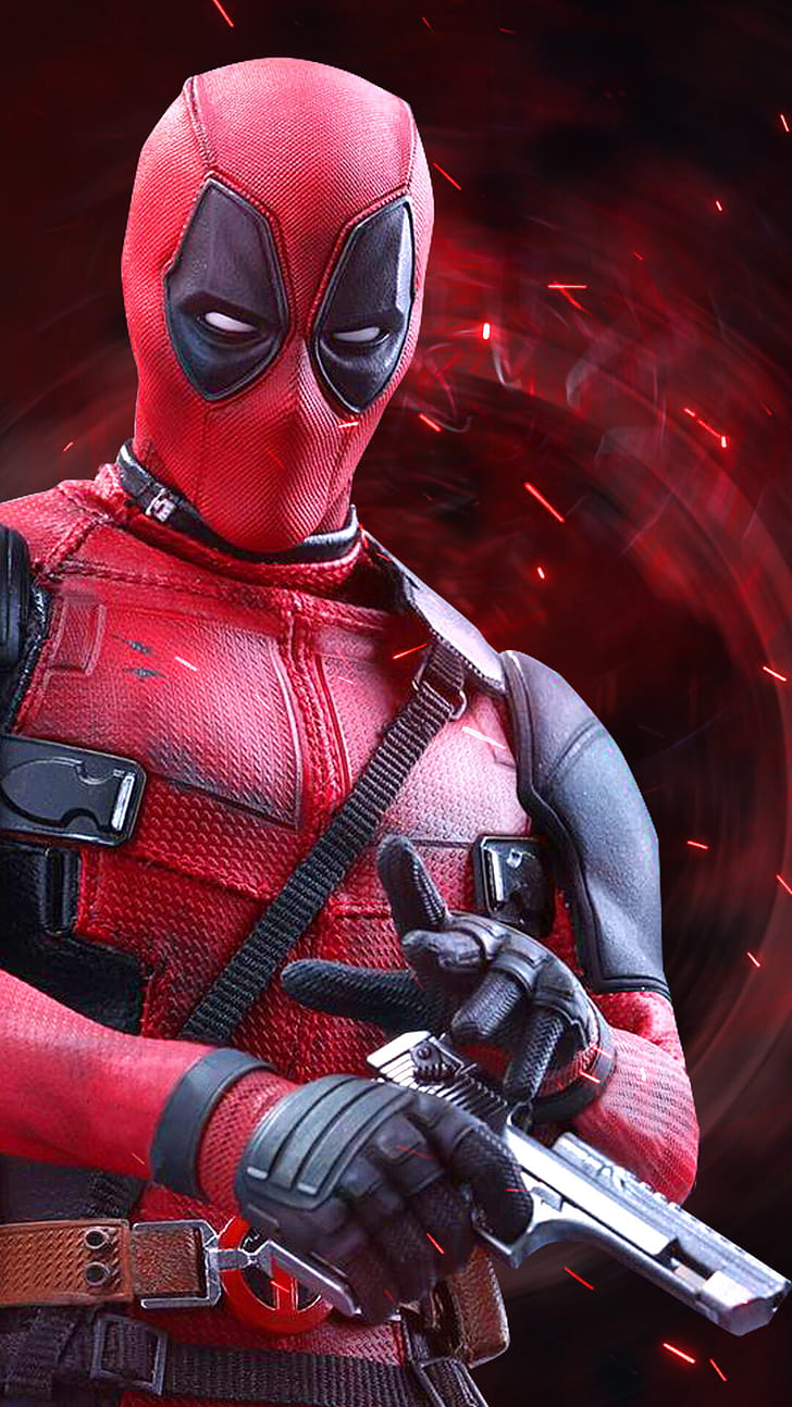 Deadpool, , Iphone and Android, Customizable phone wallpaper
