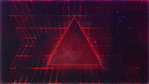 Geometry Red Triangle , geometry, abstract, triangle wallpaper