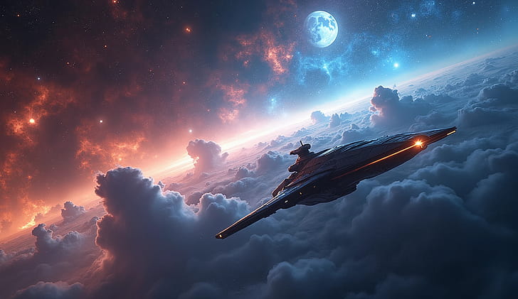 Sci Fi, spaceship, space wallpaper