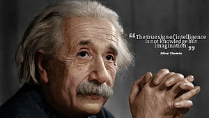 Albert Einstein, Quotes, , Genius wallpaper