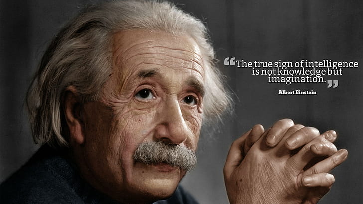 Albert Einstein, Quotes, , Genius wallpaper