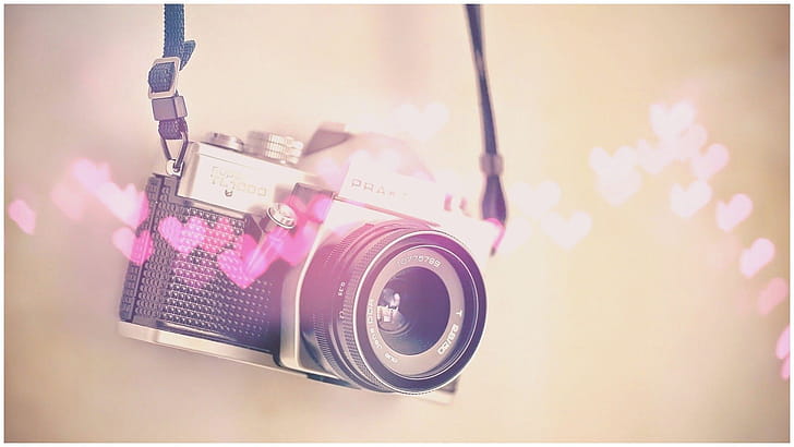 Camera, Girly wallpaper