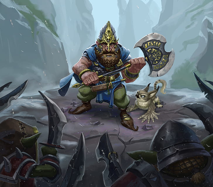 fantasy, dwarf wallpaper