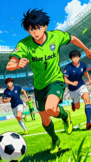 Blue lock phone wallpaper