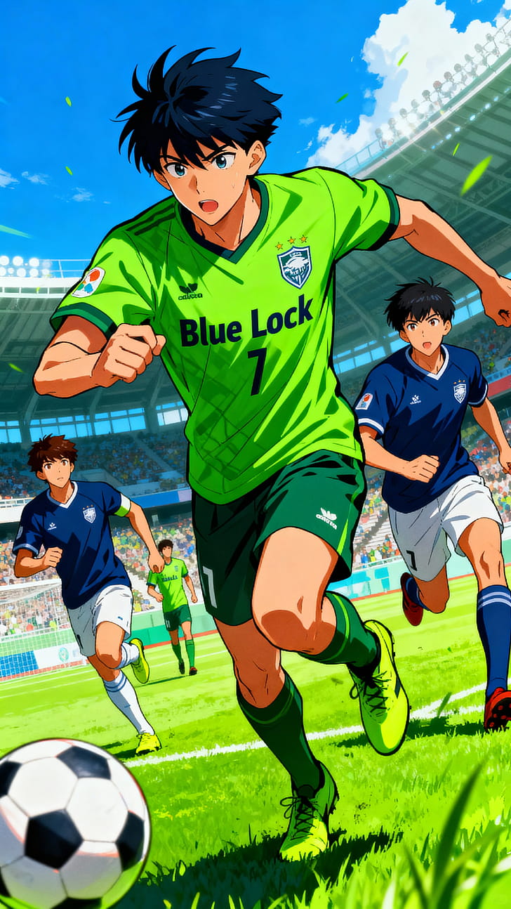 Blue lock phone wallpaper