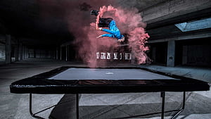 Acrobatic performance, Trampolining wallpaper