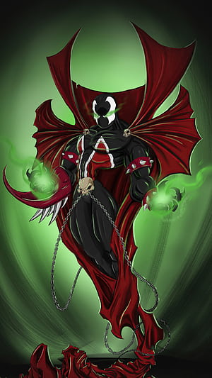 Hell Spawn, Sony Xperia X, phone wallpaper