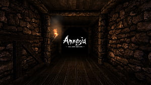 Amnesia Typography, typography wallpaper