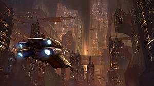 City, Sci Fi wallpaper
