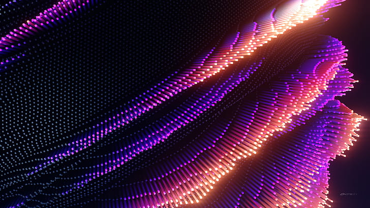 Glowing rays, Backdrops wallpaper