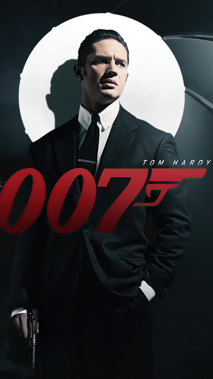 Tom Hardy, 007, iPhone , Full ,  resolution phone wallpaper