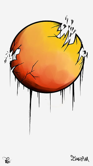 Moonspot, drawing, eclipse, artistic, moon phone wallpaper