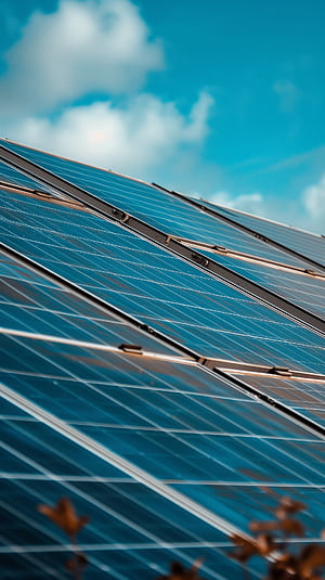 Eco-Friendly Solar Panel phone wallpaper