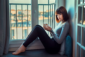 Marie Grippon, marie-grippon, girls, model wallpaper