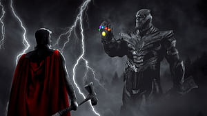 Thanos, Thor wallpaper