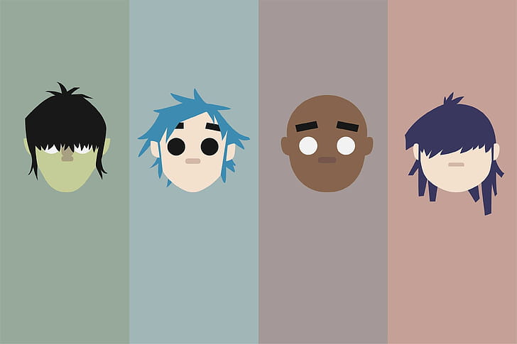 Gorillaz, ,  quality, Impressive visuals wallpaper