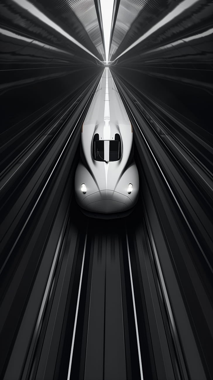 Speeding Bullet Train, train phone wallpaper
