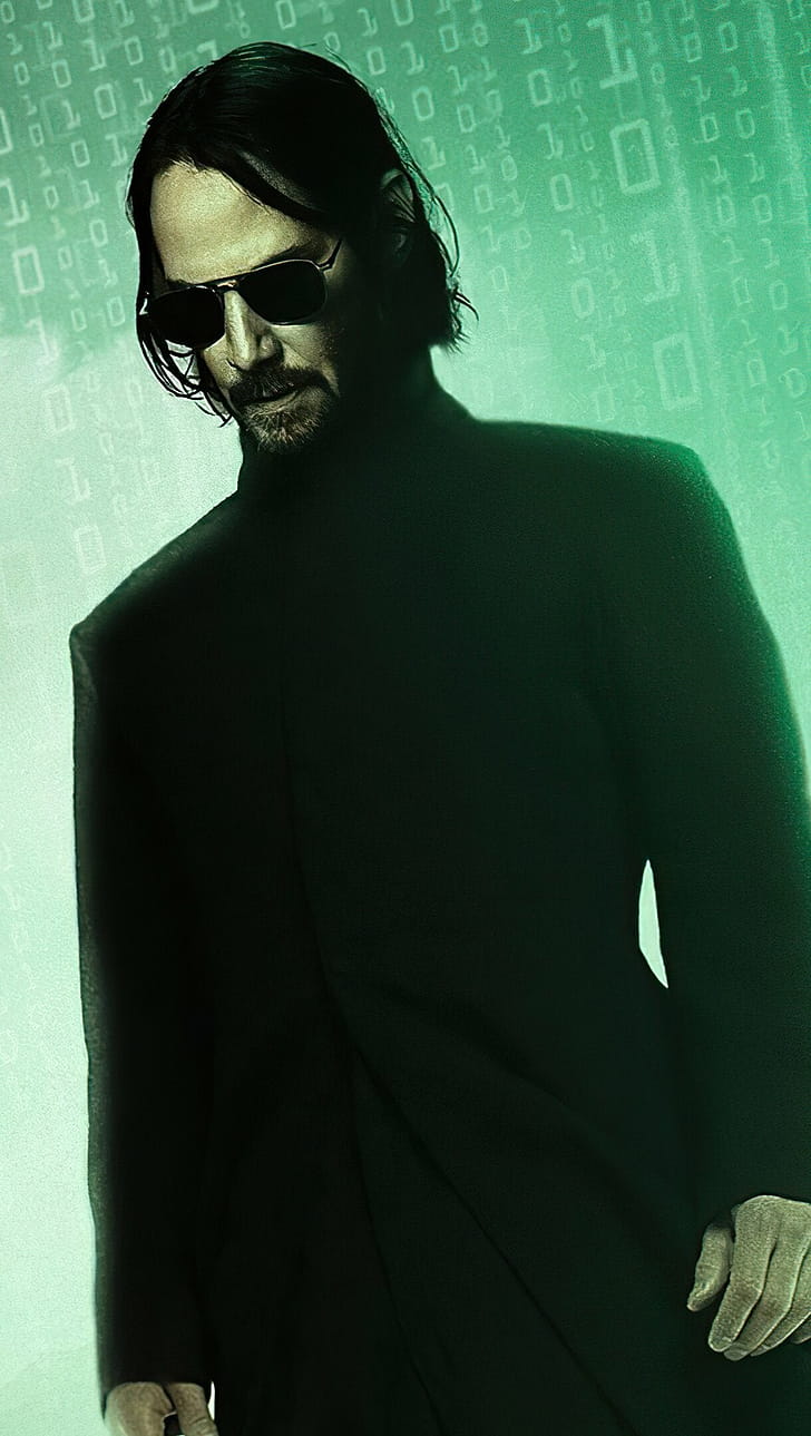 Matrix resurrections,  ultra , Mind-bending plot, Sci-fi action phone wallpaper