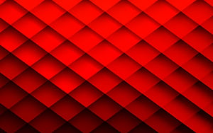 3D Square, Red Checked wallpaper