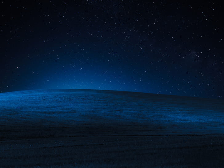 Xp Night Hill , windows, computer wallpaper