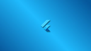 Flutter Logo , flutter, code, computer, programming, logo wallpaper
