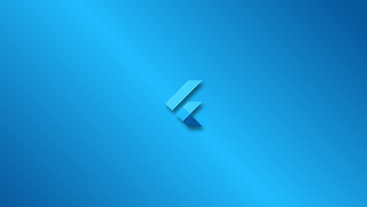 Flutter Logo , flutter, code, computer, programming, logo wallpaper