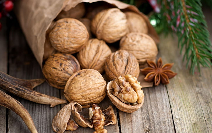 Walnuts, , Walnut backgrounds,  beautification wallpaper