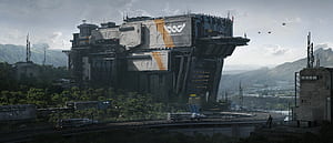 Sci-fi Military Base, Sci Fi, Structure wallpaper