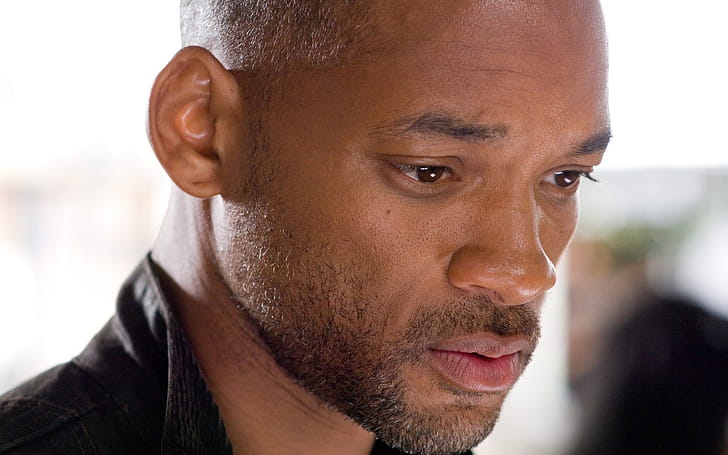 Will Smith, Striking , Intriguing expression, Captivating actor wallpaper
