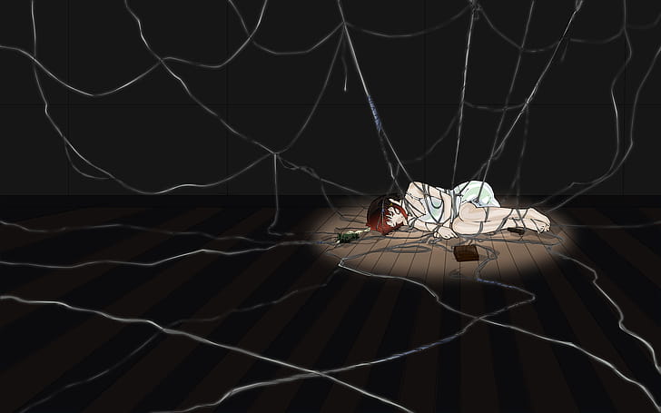 Serial Experiments Lain, , Striking visuals, Atmospheric setting wallpaper