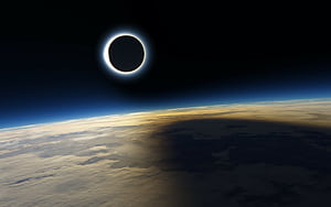 , Sun moon, Planet eclipse wallpaper