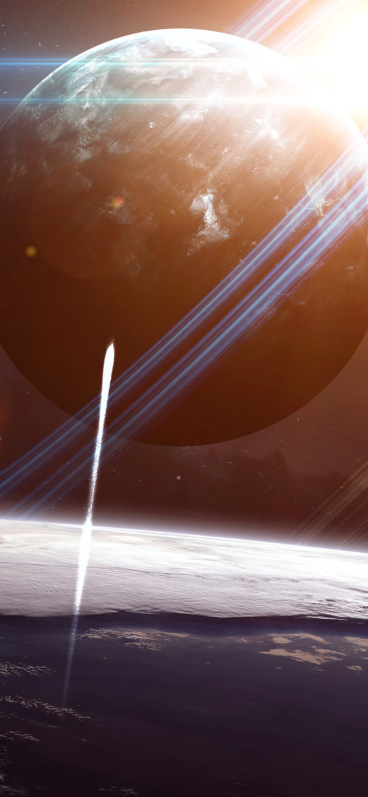 Sci Fi, planet phone wallpaper