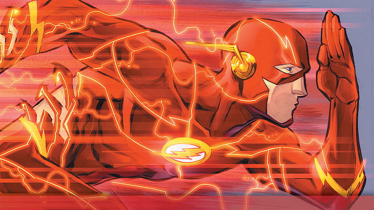 The Flash  Comic Speedster, Comic, Flash wallpaper