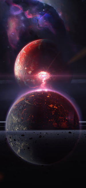 Sci Fi, planet phone wallpaper